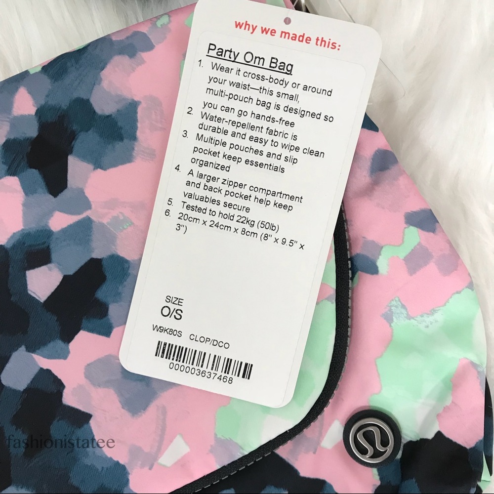 Lululemon rare party Om bag clouded dreams blue - Picture 3 of 8